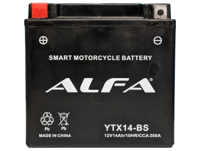 Аккумулятор ALFA YTX14-BS 14Ah