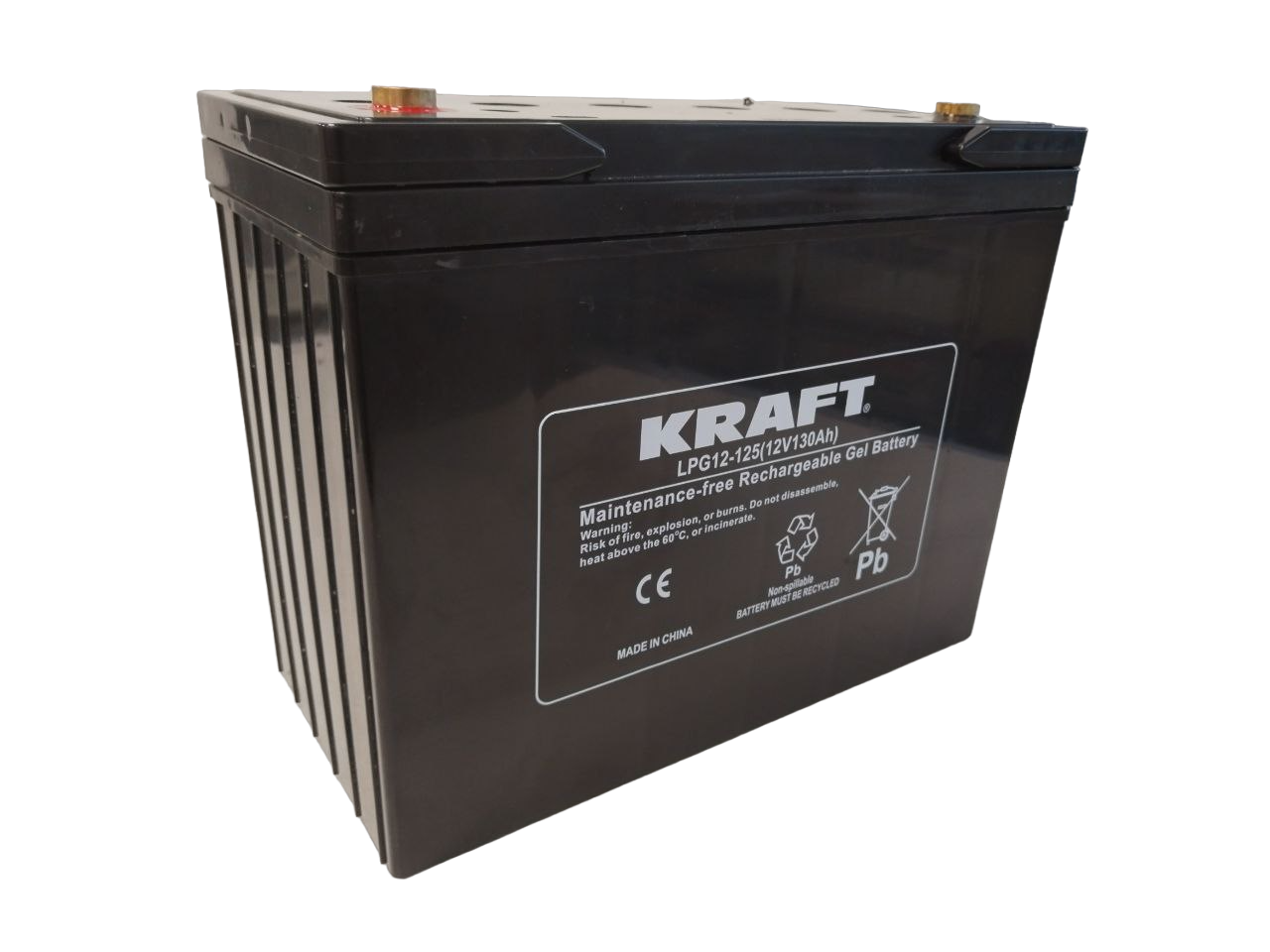 Аккумулятор KRAFT 130Ah(C20) R+