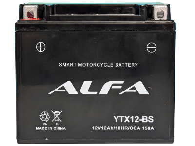 Аккумулятор ALFA YTX12-BS 12Ah