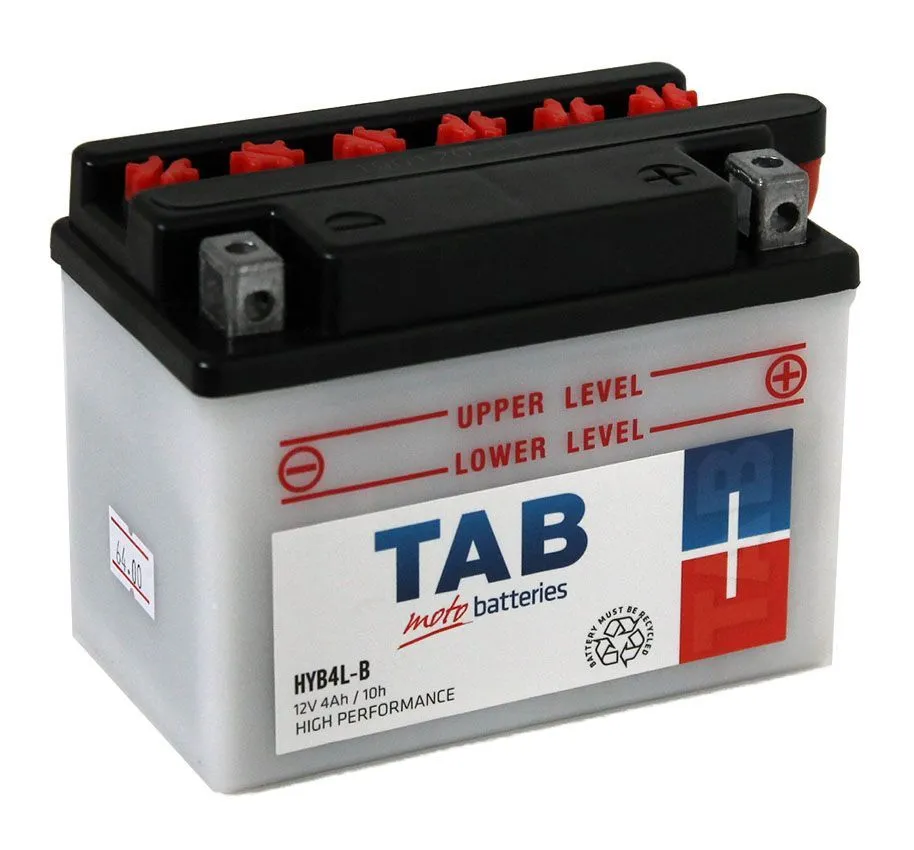 Аккумулятор TAB YB4L-B 4 Ач, 56 А, 12 v, Обратная R+ (0)