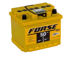 Аккумулятор FORSE 50 Ач, низк, 480 А, 12 v, Обратная R+ (0), DIN LB1, B13