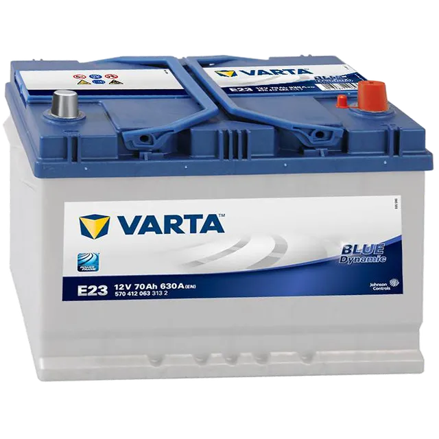 Аккумулятор VARTA Blue Dynamic 70 Ач, 630 А, 12 v, Обратная R+ (0), JIS D26, B13