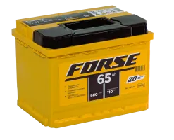 Аккумулятор FORSE 65 Ач, 660 А, 12 v, Обратная R+ (0), DIN L2, B13