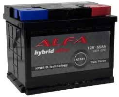 Аккумулятор ALFA Hybrid 65 Ач, 590 А, 12 v, Обратная R+ (0), DIN L2, B13