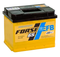 Аккумулятор FORSE EFB 65 Ач, 660 А, 12 v, Обратная R+ (0), DIN L2, B13