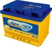 Аккумулятор AKOM EFB 55 Ач, 560 А, 12 v, Прямая L+ (1), DIN L2, B13