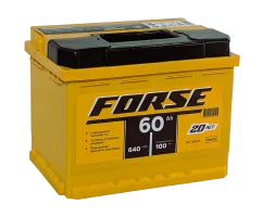 Аккумулятор FORSE 60 Ач, 640 А, 12 v, Обратная R+ (0), DIN L2, B13