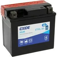 Аккумулятор EXIDE ETX5L-BS AGM 4 Ач, 70 А, 12 v, Обратная R+ (0)