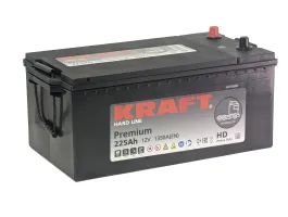 Аккумулятор KRAFT Premium 225 Ач, 1350 А, 12 v, Прямая R+ (4), D6 (C)
