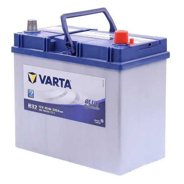 Аккумулятор VARTA Blue Dynamic 45 Ач, 330 А, 12 v, Обратная R+ (0), JIS B24, B00