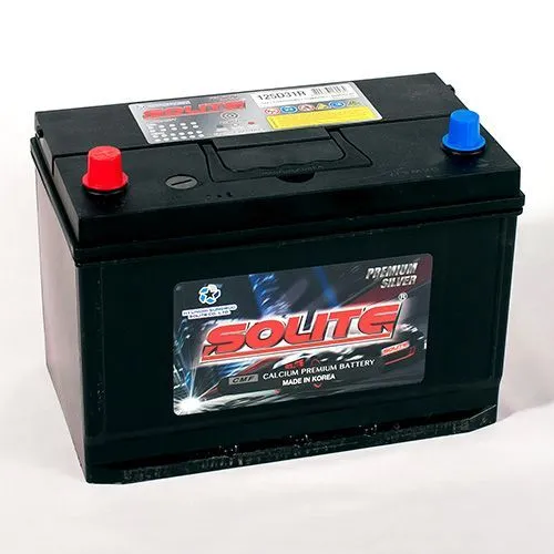 Аккумулятор SOLITE Silver Premium 110 Ач, 850 А, 12 v, Прямая L+ (1), JIS D31, B13