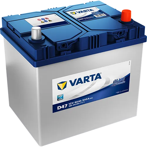 Аккумулятор VARTA Blue Dynamic 60 Ач, 540 А, 12 v, Обратная R+ (0), JIS D23, B00