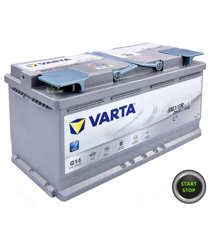 Аккумулятор VARTA Start-Stop AGM 95 Ач, 850 А, 12 v, Обратная R+ (0), DIN L5, B13