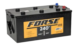 Аккумулятор FORSE 240 Ач, 1500 А, 12 v, Обратная L+ (3) euro, D6/C, B00