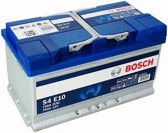 Аккумулятор BOSCH S4 E10 EFB (75) R+