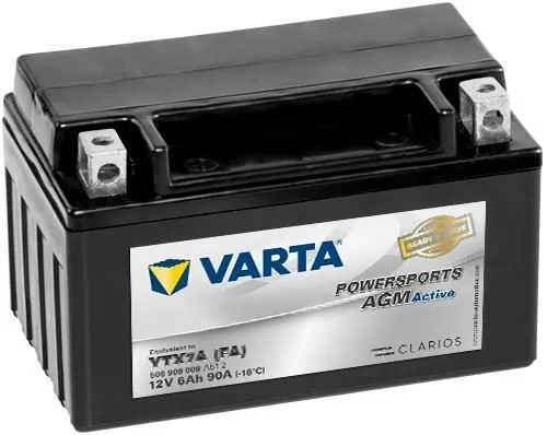 Аккумулятор VARTA PowerSports Active AGM 6 Ач, 90 А, 12 v, Прямая L+ (1)