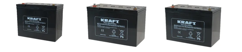 Гелевые аккумуляторы KRAFT