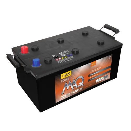 Аккумулятор POWERMAQ 225 Ач, 1480 А, 12 v, Обратная L+ (3) euro, D6 (C), B00 фото