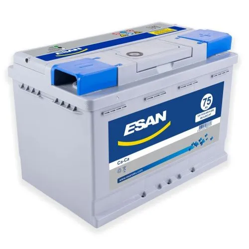 Фото Аккумулятор ESAN 75 Ач, 740 А, 12 v, Обратная R+ (0), DIN L3, B13