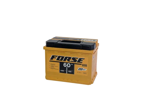 Фото Аккумулятор FORSE 60 Ач, 640 А, 12 v, Обратная R+ (0), DIN L2, B13