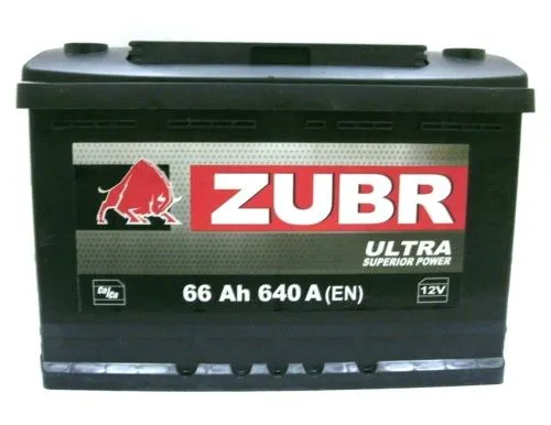 Аккумулятор ZUBR ULTRA 66 L+