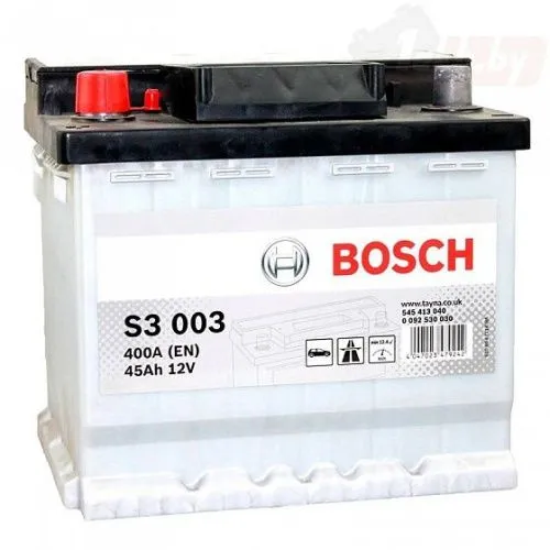 Аккумулятор BOSCH S3 003 545 413 040 (45) L+
