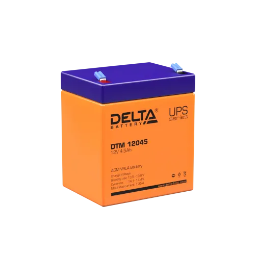 Аккумулятор DELTA DTM AGM 4.5 Ач, 12 v, Прямая L+ (1) фото