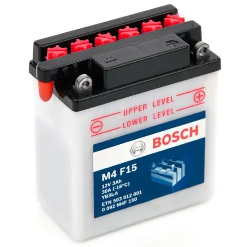 Аккумулятор BOSCH M4 3 Ач, 30 А, 12 v, Прямая L+ (1) фото