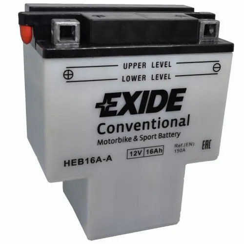Аккумулятор EXIDE HEB16A-A 16 Ач, 150 А, 12 v, Прямая L+ (1) фото