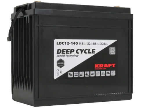 Аккумулятор KRAFT Traction Line AGM C20 148 Ач, 12 v, Прямая L+ (1) фото