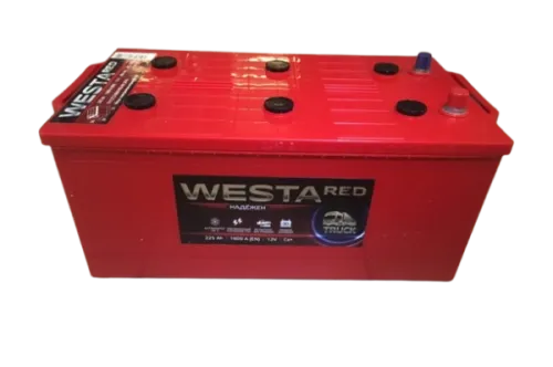 Аккумулятор WESTA Red 225 Ач, 1600 А, 12 v, Обратная L+ (3) euro, D6 (C), B00 фото