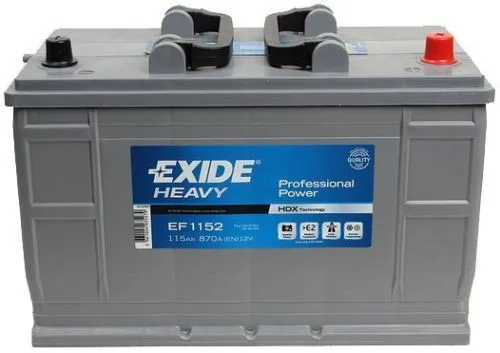Аккумулятор EXIDE Professional Power 115 Ач, 870 А, 12 v, Обратная R+ (0), D3, B00 фото