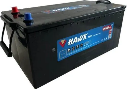 Аккумулятор HAWK 240 Ач, 1500 А, 12 v, Обратная L+ (3) euro, D6 (C), B00 фото
