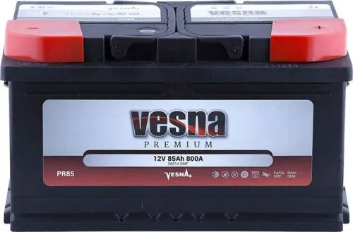 Аккумулятор VESNA PREMIUM 85 R+