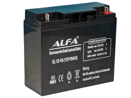 Аккумулятор ALFA UPS AGM 18 Ач, 12 v, Обратная R+ (0) фото