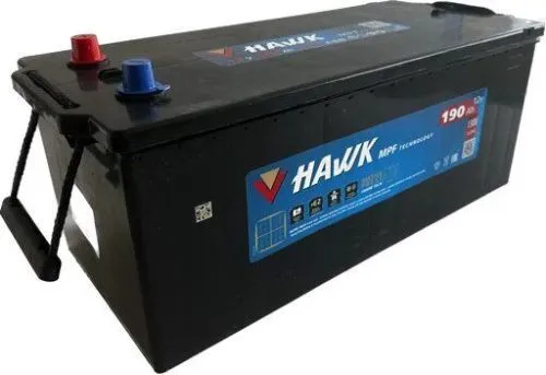 Аккумулятор HAWK 190 Ач, 1300 А, 12 v, Обратная L+ (3) euro, D4 (A), B00 фото