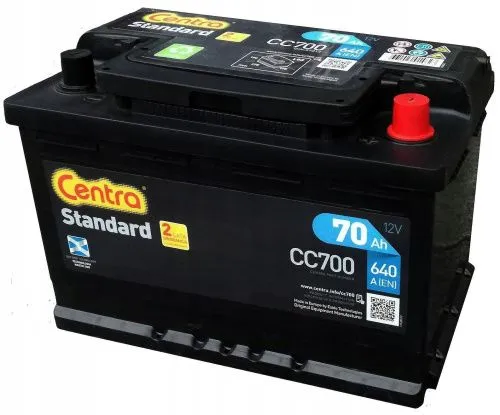 Аккумулятор CENTRA STANDARD CC700 70 R+