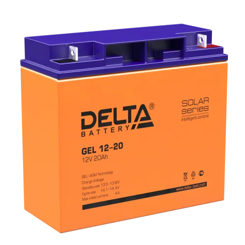 Аккумулятор DELTA GEL AGM 20 Ач, 12 v, Прямая L+ (1) фото