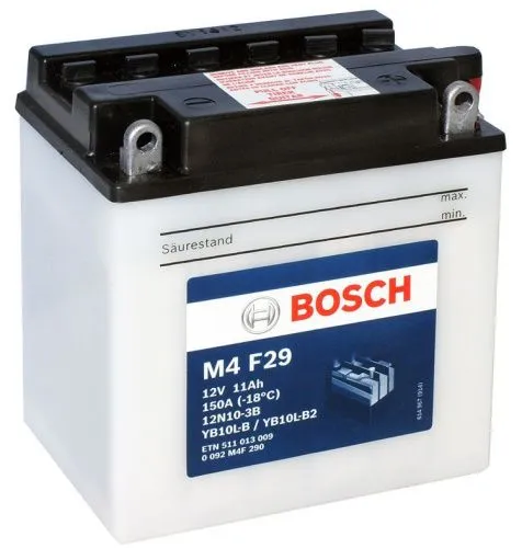 Аккумулятор BOSCH M4 11 Ач, 150 А, 12 v, Прямая L+ (1) фото