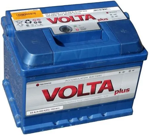 Аккумулятор VOLTA PLUS 6CT-60 60 R+
