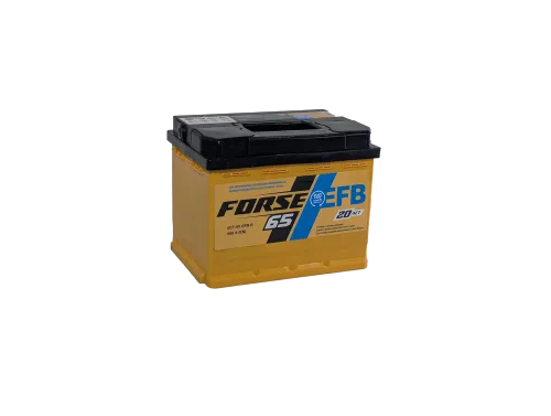 Фото Аккумулятор FORSE EFB 65 Ач, 660 А, 12 v, Обратная R+ (0), DIN L2, B13