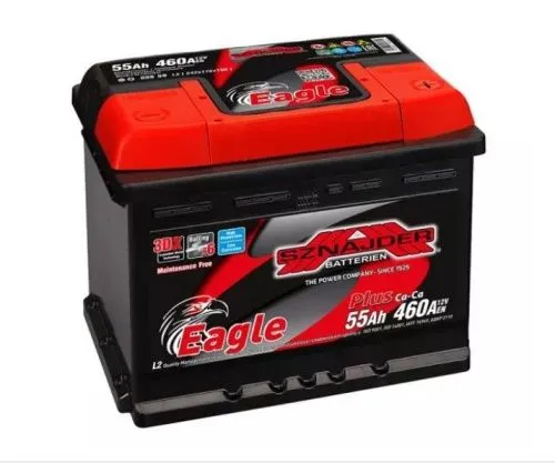 Фото Аккумулятор SZNAJDER Plus 55 Ач, 460 А, 12 v, Обратная R+ (0), DIN L2, B13