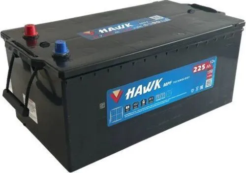 Аккумулятор HAWK 225 Ач, 1350 А, 12 v, Обратная L+ (3) euro, D6 (C), B00 фото