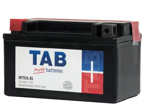 Аккумулятор TAB YTX7A-BS 6 Ач, 85 А, 12 v, Прямая L+ (1) фото