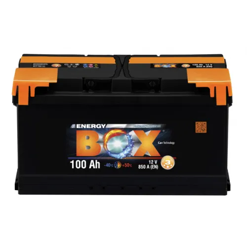 Фото Аккумулятор ENERGY BOX 100 Ач, 850 А, 12 v, Обратная R+ (0), DIN L5, B13