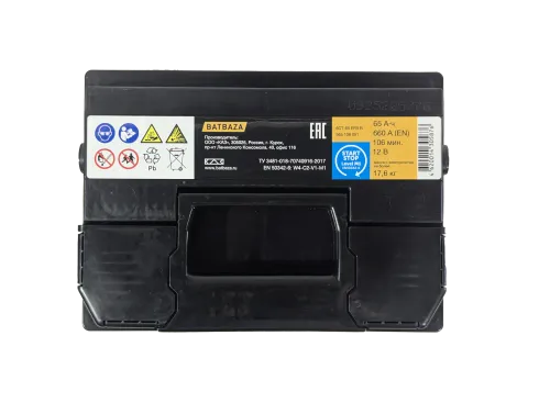 Фото Аккумулятор FORSE EFB 65 Ач, 660 А, 12 v, Обратная R+ (0), DIN L2, B13