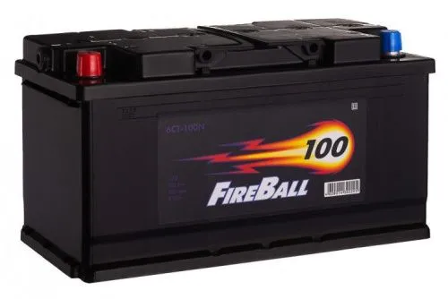 Фото Аккумулятор FIREBALL 100 Ач, 810 А, 12 v, Прямая L+ (1), DIN L5, B13