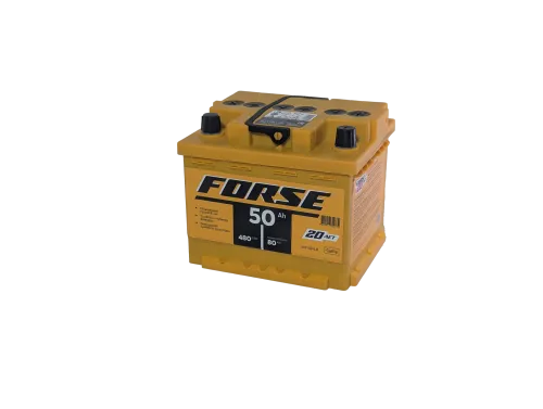 Фото Аккумулятор FORSE 50 Ач, низк, 480 А, 12 v, Обратная R+ (0), DIN LB1, B13