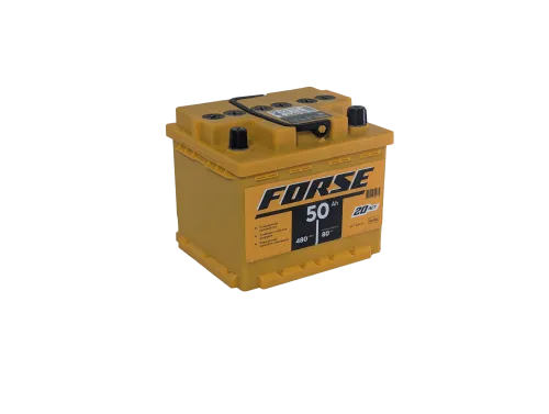 Фото Аккумулятор FORSE 50 Ач, низк, 480 А, 12 v, Обратная R+ (0), DIN LB1, B13