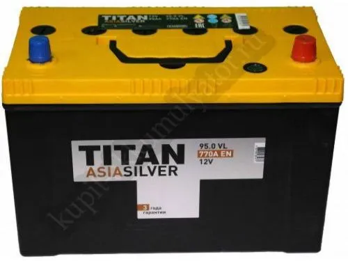 Аккумулятор TITAN ASIA 95 R+
